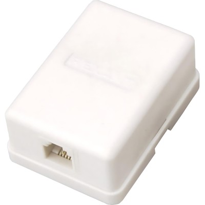 Розетка телефонная PROconnect 1 гн. RJ-11(6P-2C), внешняя (50 шт/уп)