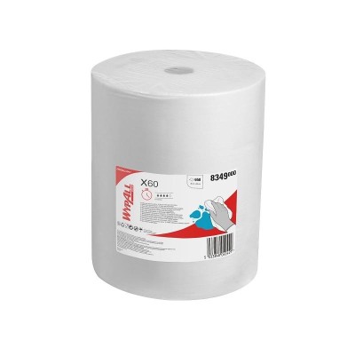 Материал протирочный нетканый рулWYPALLx X60 LR W 650s 38,5x41,5см бел 8349