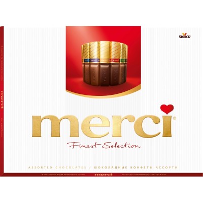 Конфеты шоколадные Merci, 675г