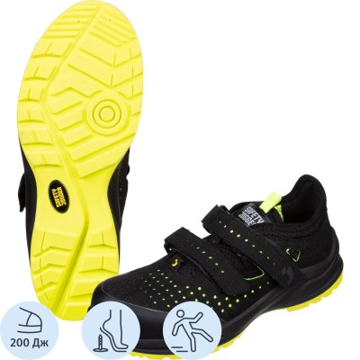 Полуботинки Safety Jogger MODULO S1PS SANDAL BLK р.40