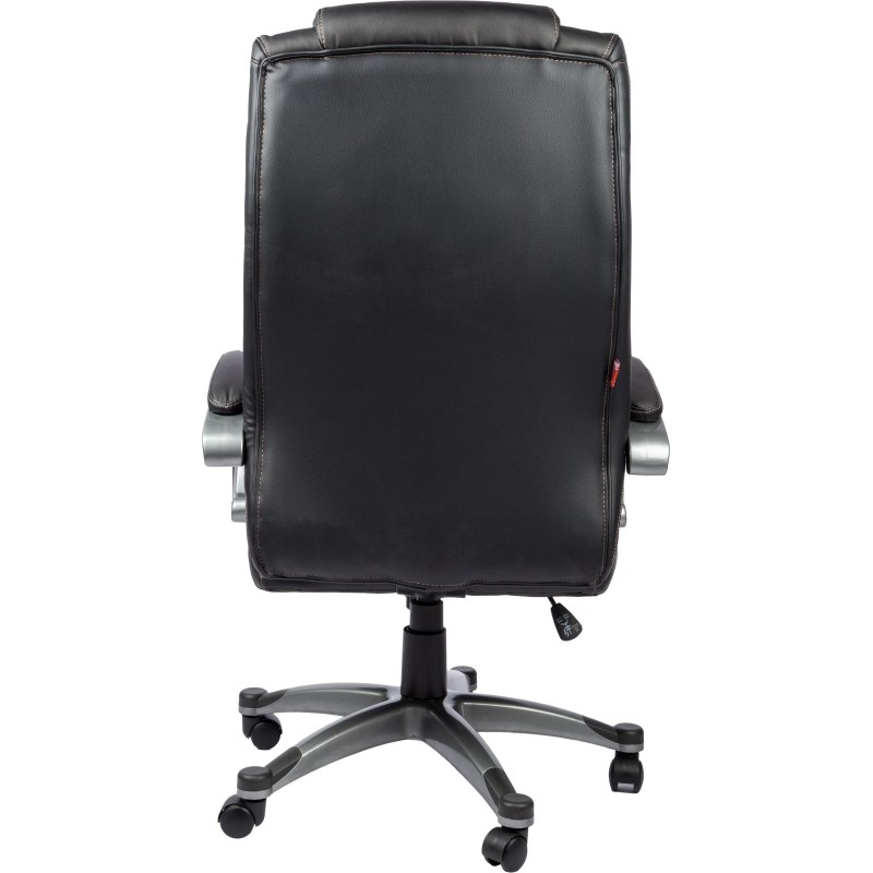 Кресло BN_Dp_Руководителя EChair-604 RT рецикл.кожа черная,