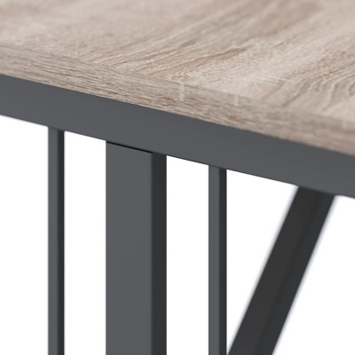 Брифинг Комус Мебель К-Loft Director 241B002 700х600х752 дуб сон темн/черн
