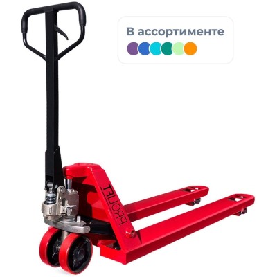 Тележка гидравлическая 2500 кг, 1150х550мм, пол.колесо,дв.пол.ролик AC 25
