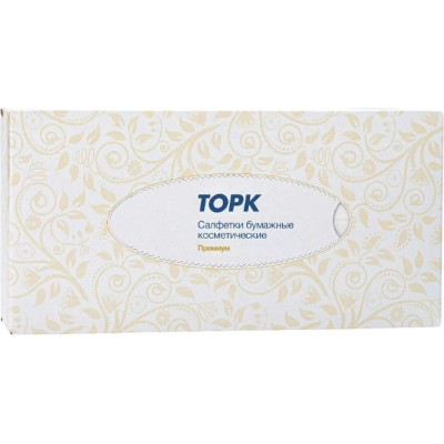 Салфетки косметические Торк/Tellus F1 д/лица 2сл. 100шт/уп 120380