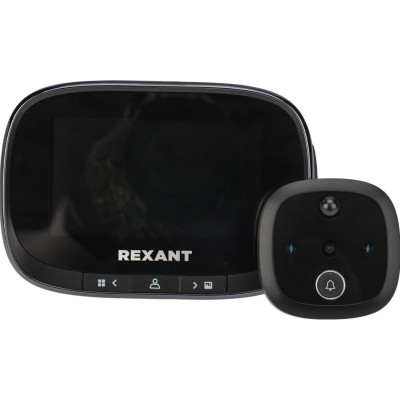 Видеоглазок дверной с дисплеем 4.3 Rexant с функц. записи вид./фот по движ