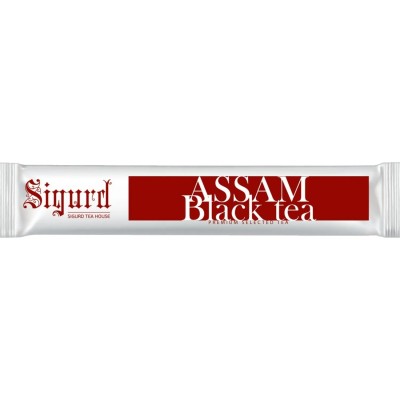 Чай в стиках Sigurd Black Assam черный Ассам 2гx100шт/уп