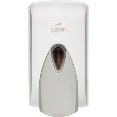 Дозатор для жидкого мыла Luscan Professional 500мл, бело-серый пластик