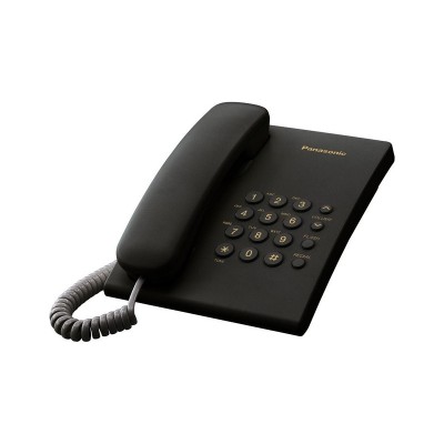 Телефон проводной Panasonic KX-TS2350RUB черный