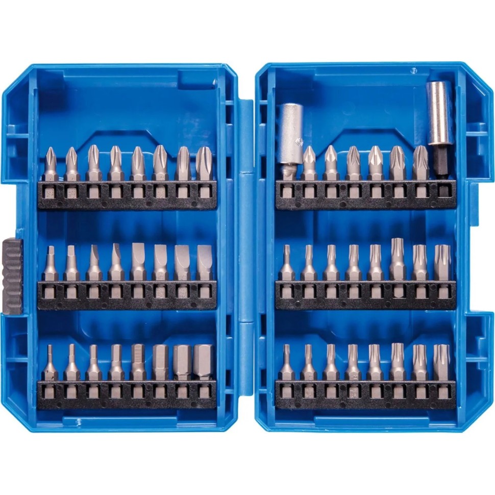 Набор бит 1/4, PH, PZ,Hex,Torx,Slotted,Square,49 предм.KING TONY, 1049CQ