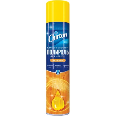 Полироль для мебели CHIRTON Антипыль 300 мл, аэрозоль